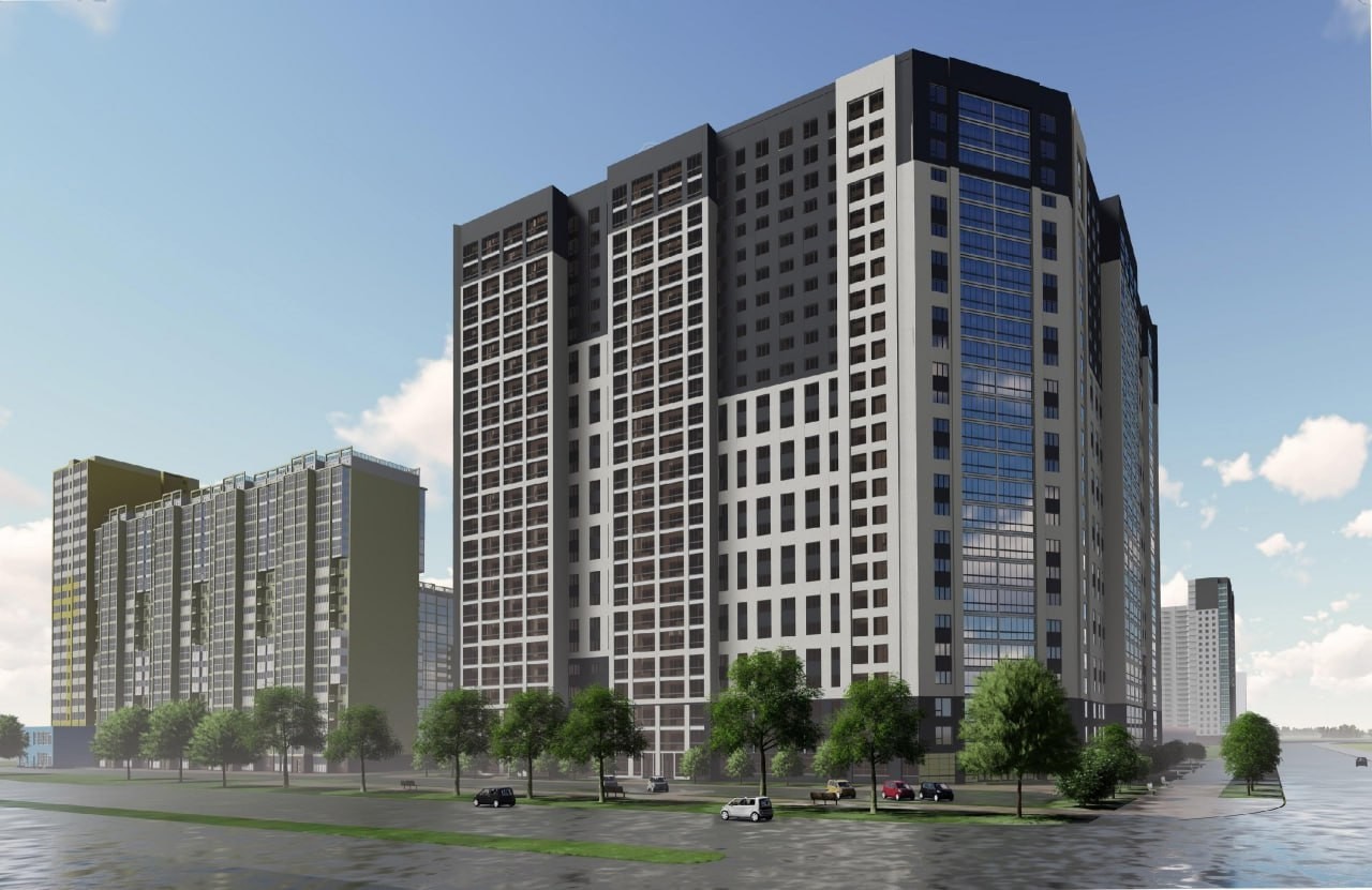 Микрорайон IV жилого района на ул. Университетская Набережная. Жилой дом № 18.