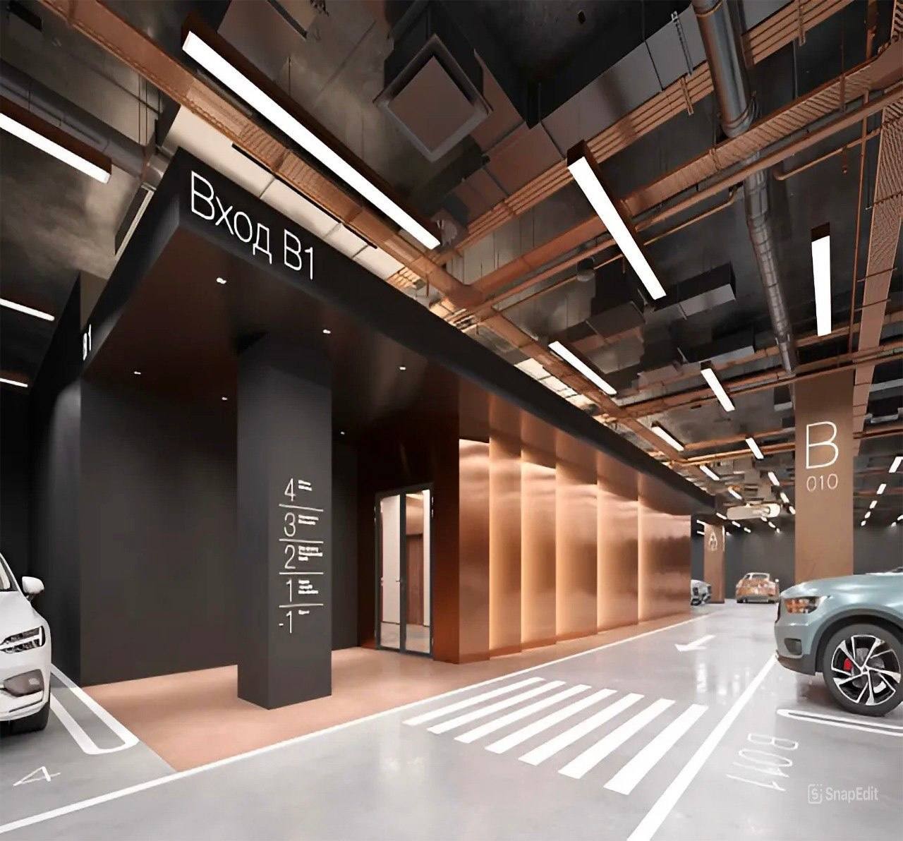 Многоэтажная автостоянка